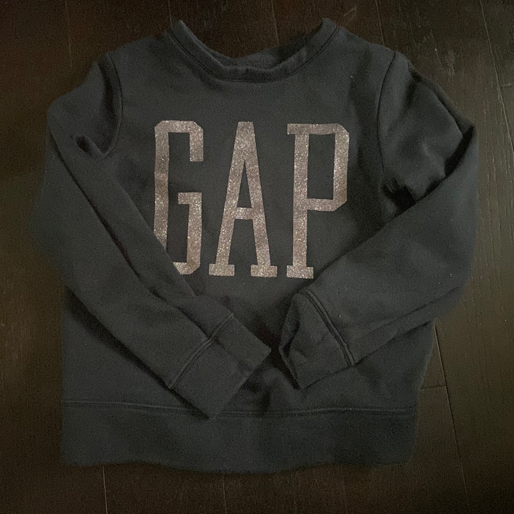 Gap sweatshirt with glitter logo